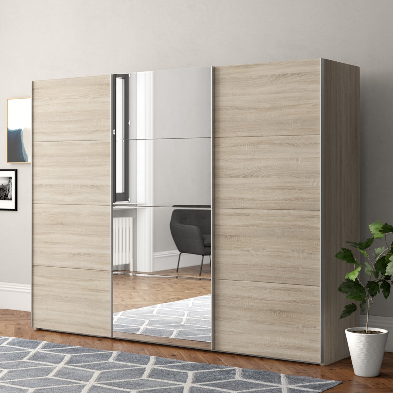 Zipcode Design Addington 3 Door Sliding Wardrobe Wayfair.co.uk